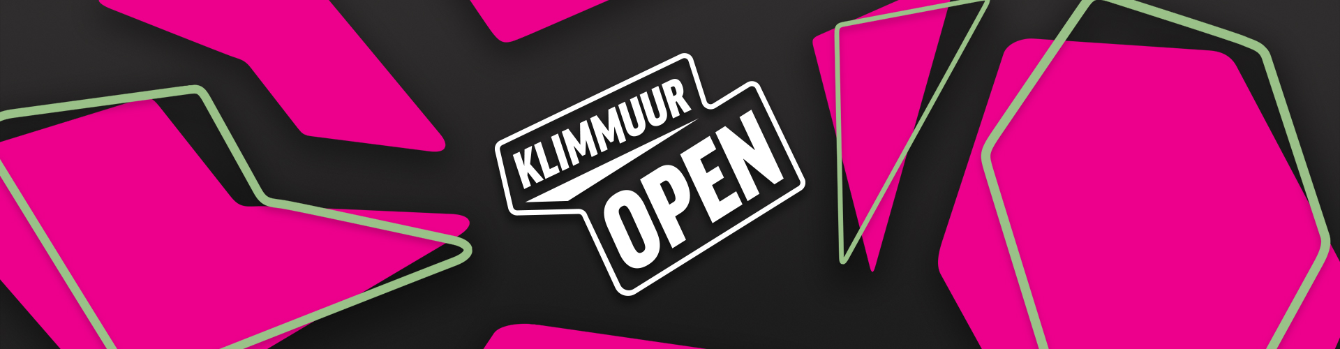 Banner voor de Klimmuur Open 2025 website